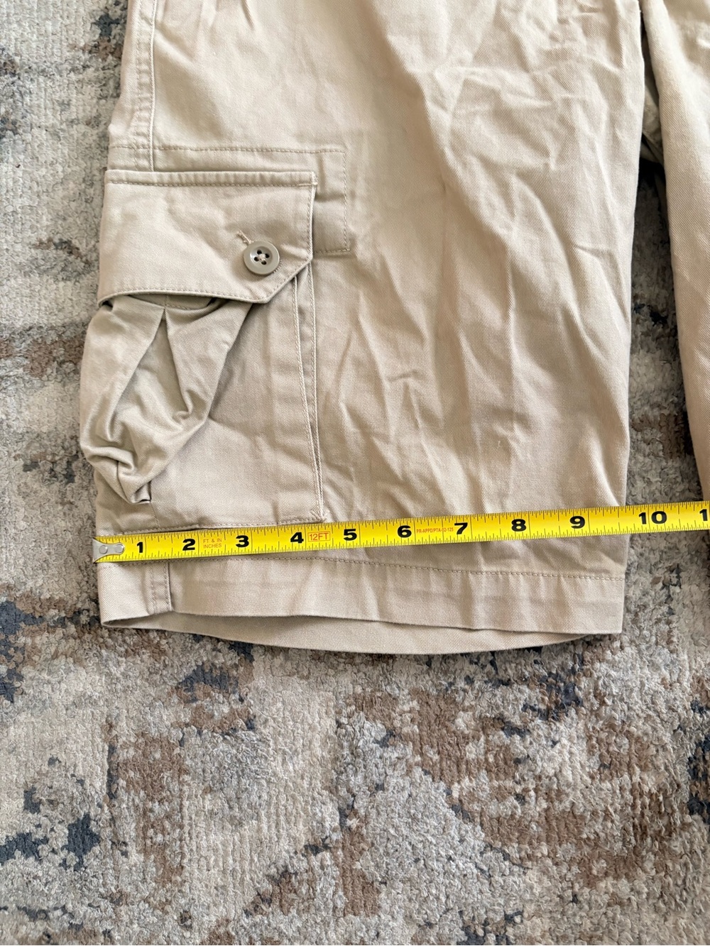 Polo Ralph Lauren Khaki Cargo Shorts – Youth 18 – Fits Women’s Small - Picture 4 of 7